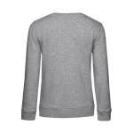 Langärmliges Damen-Sweatshirt aus Baumwolle, 280 g/m2, von B&C farbe hellgrau