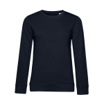 Langärmliges Damen-Sweatshirt aus Baumwolle, 280 g/m2, von B&C farbe marineblau