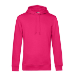 Damen-Sweatshirtjacke aus Baumwolle mit Reißverschluss, 280 g/m2, B&C farbe pink