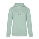 Damen-Sweatshirt aus recycelter Baumwolle und Polyester, 280 g/m2, B&C farbe mintgrün