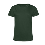 Damen-T-Shirt aus Bio-Baumwolle mit kurzen Ärmeln, 150 g/m2, B&C farbe waldgrün