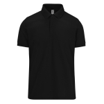 Klassisches Unisex-Kurzarm-Poloshirt aus Baumwolle, 180 g/m2, B&C farbe schwarz