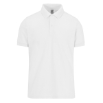 Klassisches Unisex-Kurzarm-Poloshirt aus Baumwolle, 180 g/m2, B&C farbe weiß