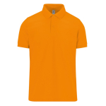 Klassisches Unisex-Kurzarm-Poloshirt aus Baumwolle, 180 g/m2, B&C farbe orange