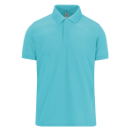 Klassisches Unisex-Kurzarm-Poloshirt aus Baumwolle, 180 g/m2, B&C farbe türkis