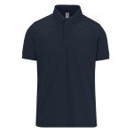 Klassisches Unisex-Kurzarm-Poloshirt aus Baumwolle, 180 g/m2, B&C farbe marineblau