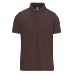 Klassisches Unisex-Kurzarm-Poloshirt aus Baumwolle, 180 g/m2, B&C farbe dunkelbraun