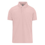 Klassisches Unisex-Kurzarm-Poloshirt aus Baumwolle, 180 g/m2, B&C farbe pastellrose