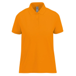 Klassisches Kurzarm-Poloshirt aus Baumwolle für Damen, 180 g/m2, B&C farbe orange