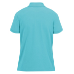 Klassisches Kurzarm-Poloshirt aus Baumwolle für Damen, 180 g/m2, B&C farbe türkis