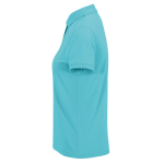 Klassisches Kurzarm-Poloshirt aus Baumwolle für Damen, 180 g/m2, B&C farbe türkis