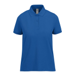 Klassisches Kurzarm-Poloshirt aus Baumwolle für Damen, 180 g/m2, B&C farbe köngisblau