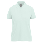 Klassisches Kurzarm-Poloshirt aus Baumwolle für Damen, 180 g/m2, B&C farbe hellblau