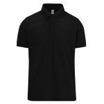 Unisex-Basic-Kurzarm-Poloshirt aus Baumwolle, 210 g/m2, B&C farbe schwarz