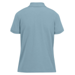 Basic-Baumwollpoloshirt für Damen mit kurzen Ärmeln, 210 g/m2, B&C farbe blaugrau