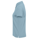 Basic-Baumwollpoloshirt für Damen mit kurzen Ärmeln, 210 g/m2, B&C farbe blaugrau