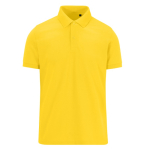 Farbiges Kurzarm-Poloshirt aus Polyester und Baumwolle, 180 g/m2, B&C farbe gelb