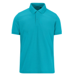 Farbiges Kurzarm-Poloshirt aus Polyester und Baumwolle, 180 g/m2, B&C farbe türkis