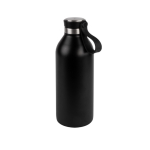 Flasche aus recyceltem Edelstahl mit Tragegriff, 500 ml farbe schwarz vierte Ansicht