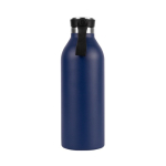 Flasche aus recyceltem Edelstahl mit Tragegriff, 500 ml farbe marineblau fünfte Ansicht