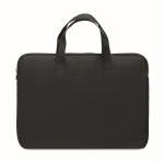 Klassische Laptoptasche aus recyceltem Polyester, 15'' farbe schwarz zweite Ansicht