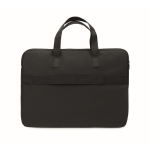 Klassische Laptoptasche aus recyceltem Polyester, 15'' farbe schwarz siebte Ansicht