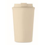 Doppelwandiger Becher aus Mais, 350 ml farbe beige vierte Ansicht