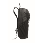 Wasserfester Rucksack mit reflektierendem Band, 15'' farbe schwarz