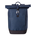 Rolltop-Laptop-Rucksack mit gepolsterten Trägern, 15'' farbe blau erstes Detailbild