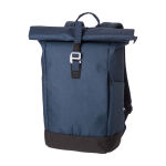 Rolltop-Laptop-Rucksack mit gepolsterten Trägern, 15'' farbe blau zweites Detailbild