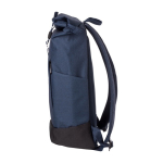 Rolltop-Laptop-Rucksack mit gepolsterten Trägern, 15'' farbe blau sechste Ansicht