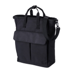 Laptop-Rucksack mit 2 Taschen mit Klettverschluss, 15'' farbe schwarz erste Ansicht