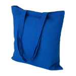 Tasche aus 100% recycelter Baumwolle in verschiedenen Farben, 120 g/m2 farbe blau erste Ansicht