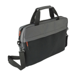 Zweifarbige Laptop-Tasche mit Doppelgriffen, 15'' farbe grau vierte Ansicht