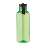 RPET-Flasche mit Gummigriff und Bambusdetail, 500 ml farbe hellgrün 41603.75