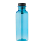 RPET-Flasche mit Gummigriff und Bambusdetail, 500 ml farbe ultramarinblau erste Ansicht