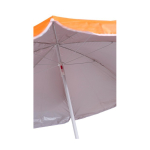 Sonnenschirm aus Polyester mit weißem Rand und UV-Beschichtung, Ø 150 farbe orange 41603.75