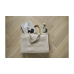 Tasche aus natürlichem Hanf mit passenden Griffen, 280 g/m2 farbe khaki dritte Ansicht