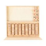 Spannendes Sudoku-Brettspiel aus Holz als Merchandising farbe braun dritte Ansicht