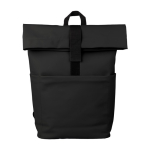 PU-Laptop-Rucksack mit Front- und Seitentasche, 15'' farbe schwarz erste Ansicht