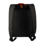 Wasserdichter Laptop-Rucksack mit magnetischem PU-Verschluss, 15'' farbe schwarz achte Ansicht