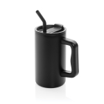 Elegante Thermotasse aus recyceltem Edelstahl, 800 ml farbe schwarz