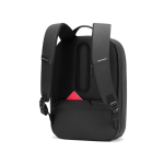 Wasserdichter diebstahlsicherer Rucksack aus RPET mit RFID-Schutz, 16” farbe schwarz siebte Ansicht