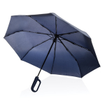 Windfester Regenschirm aus RPET mit Clipgriff, Ø 97 farbe marineblau