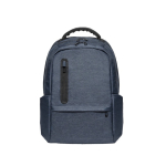 Wasserdichter Laptop-Rucksack aus recyceltem Nylon und RPET 210D, 17” farbe blau zweite Ansicht