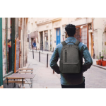 Wasserdichter Laptop-Rucksack aus recyceltem Nylon und RPET 210D, 17” Stimmungsbild