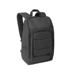 Wasserdichter RPET-Rucksack für PC mit Reflektor, 16” farbe schwarz