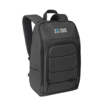 Wasserdichter RPET-Rucksack für PC mit Reflektor, 16” Ansicht mit Druckbereich