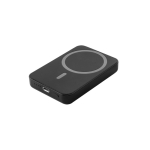 Magnetische ABS-Powerbank zum Anbringen am Handy, 5.000 mAh farbe schwarz