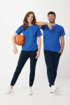 Unisex-Jogginghose aus recycelter Baumwolle, 340 g/m2, Iqoniq farbe marineblau